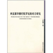 西夏新译佛经陀罗尼的对音研究